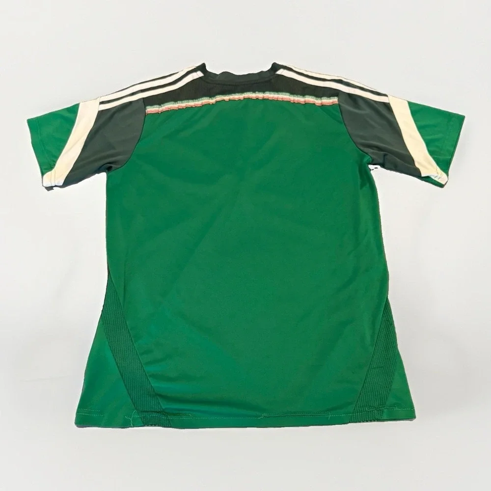 MEXICO 2014 HOME FOOTBAL SHIRT SOCCER JERSEY ADIDAS Size Small